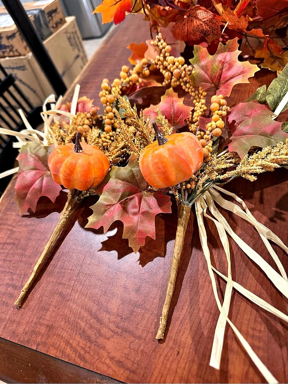 Fall Pumpkin Decor Assortment
